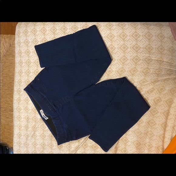 Old Navy Mid-Rise Skinny Dark Rinse Jeggings 14 - Picture 2 of 3